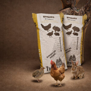 Thannwald Waldboden-Einstreu</br>für glückliches Geflügel und Kleintiere</br>22kg / 120 Liter, Doppelpack